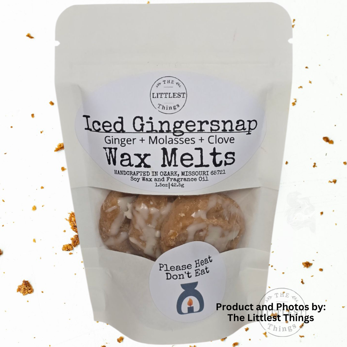 Iced Gingersnap Wax Melts: 1.5oz