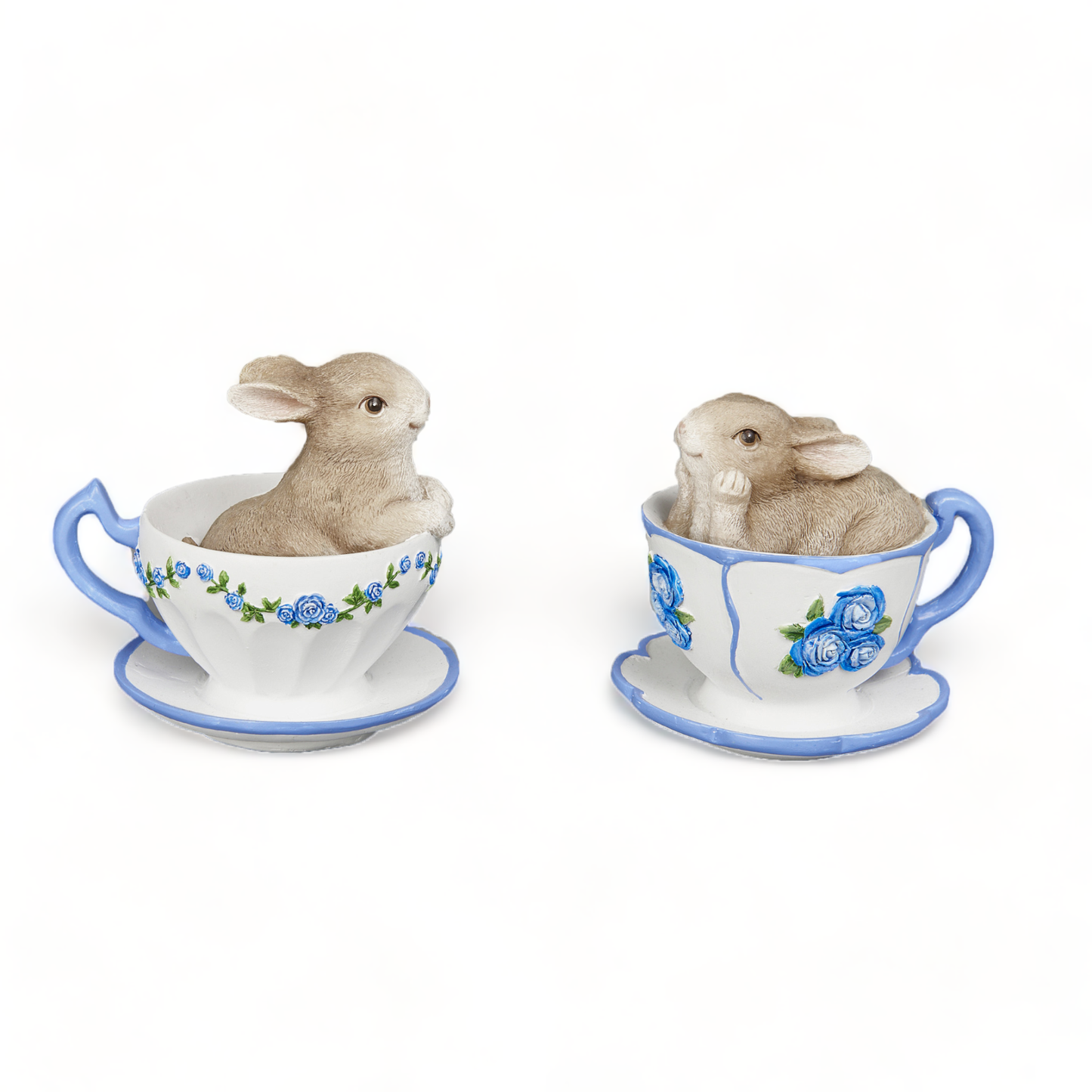 Bunnies in Teacups: set of two