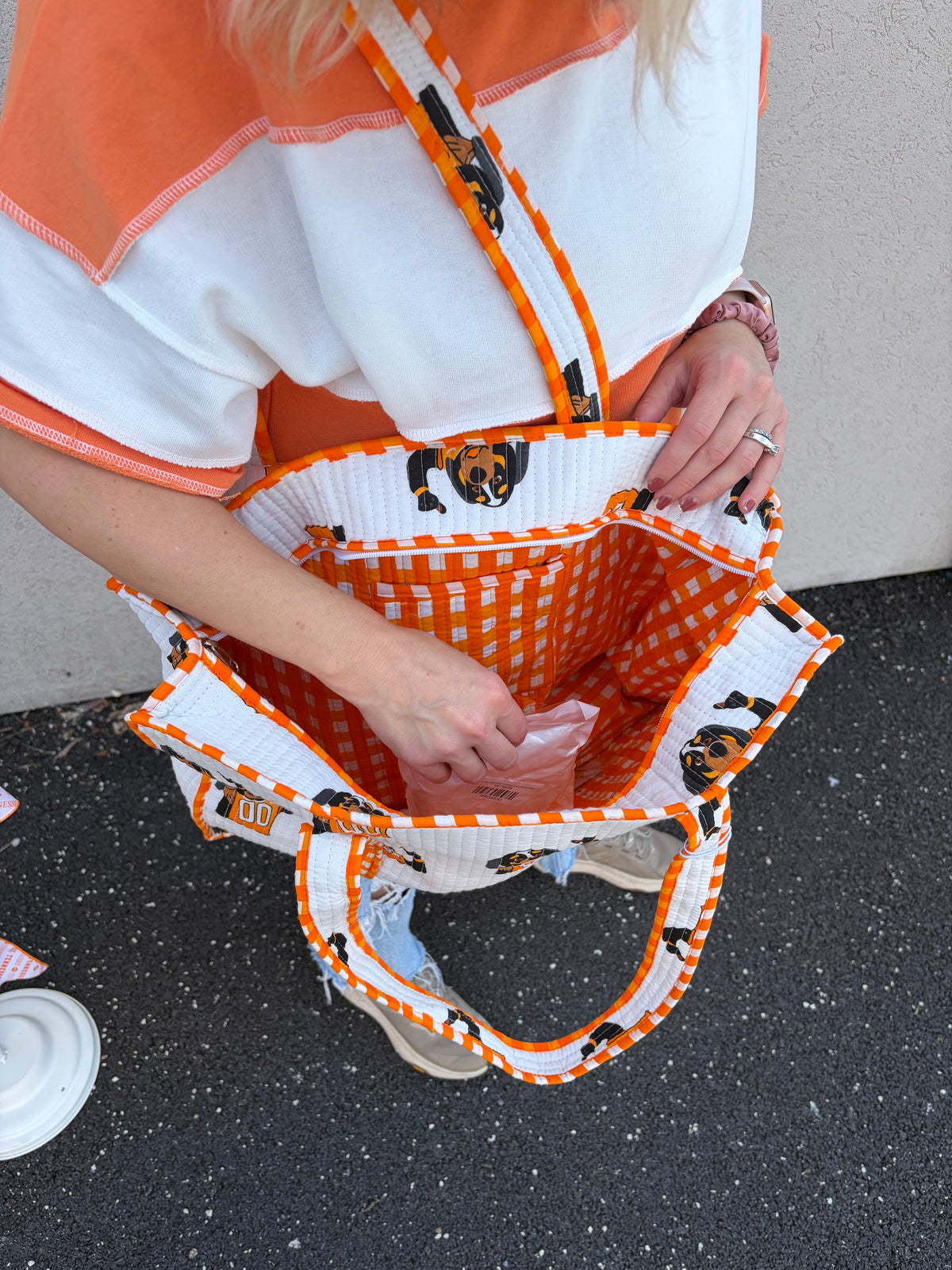 Tennessee Smokey Quilted Tote