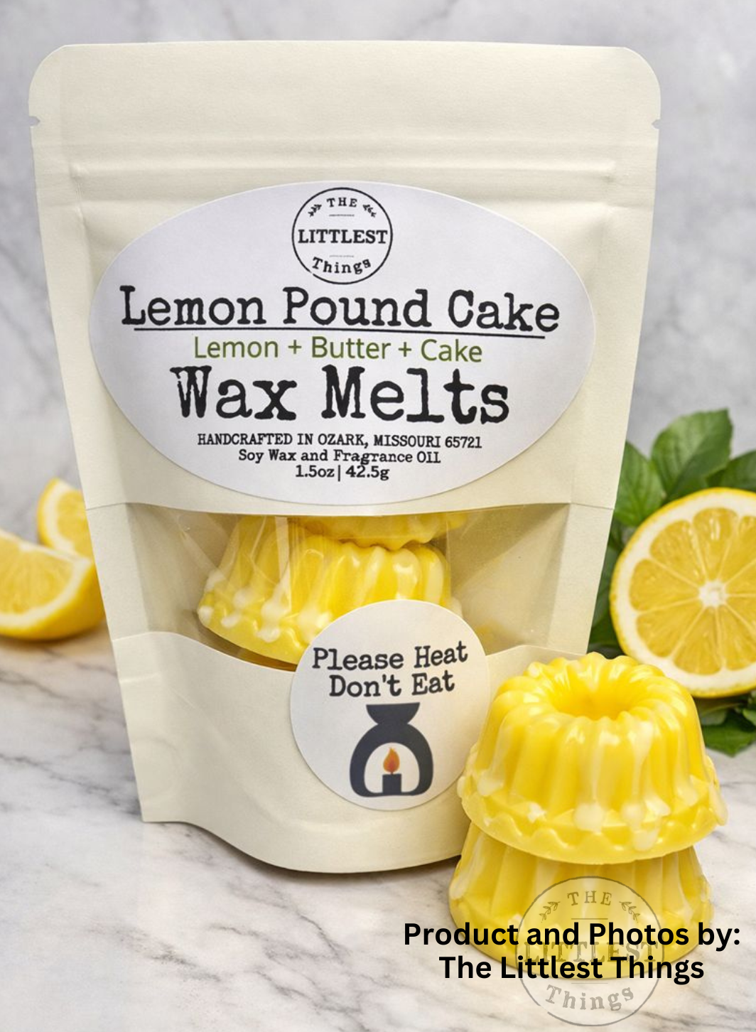 Lemon Pound Cake: 1.5oz