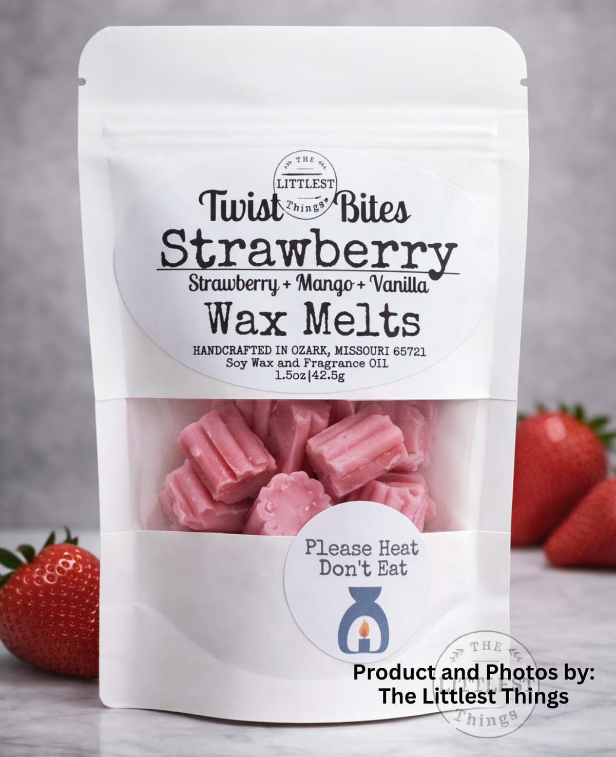 Strawberry Twist Soy Wax Melts: 1.5oz