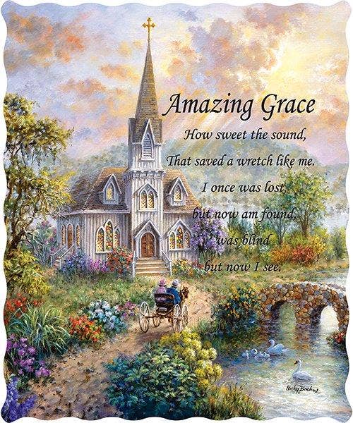 Amazing Grace Inspirational Quilted Throw