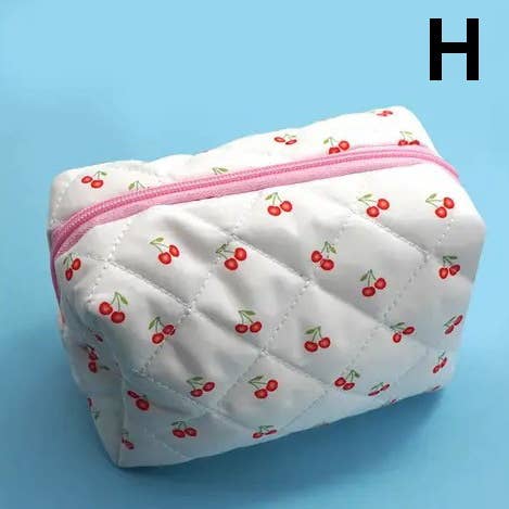 FLORAL TOILE PATTERN MAKEUP COSMETIC POUCH BAG | 40P562: S