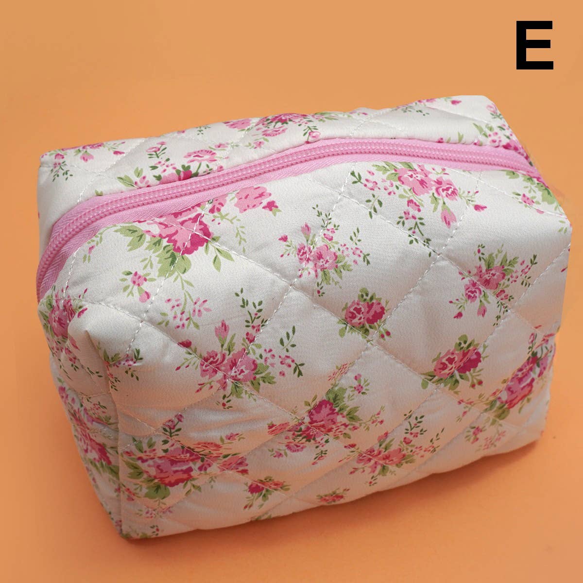 FLORAL TOILE PATTERN MAKEUP COSMETIC POUCH BAG | 40P562: S