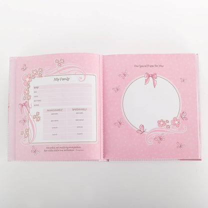 Pink Baby Girl Keepsake Baby Book