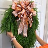 Tennessee Vols bead grass wreath