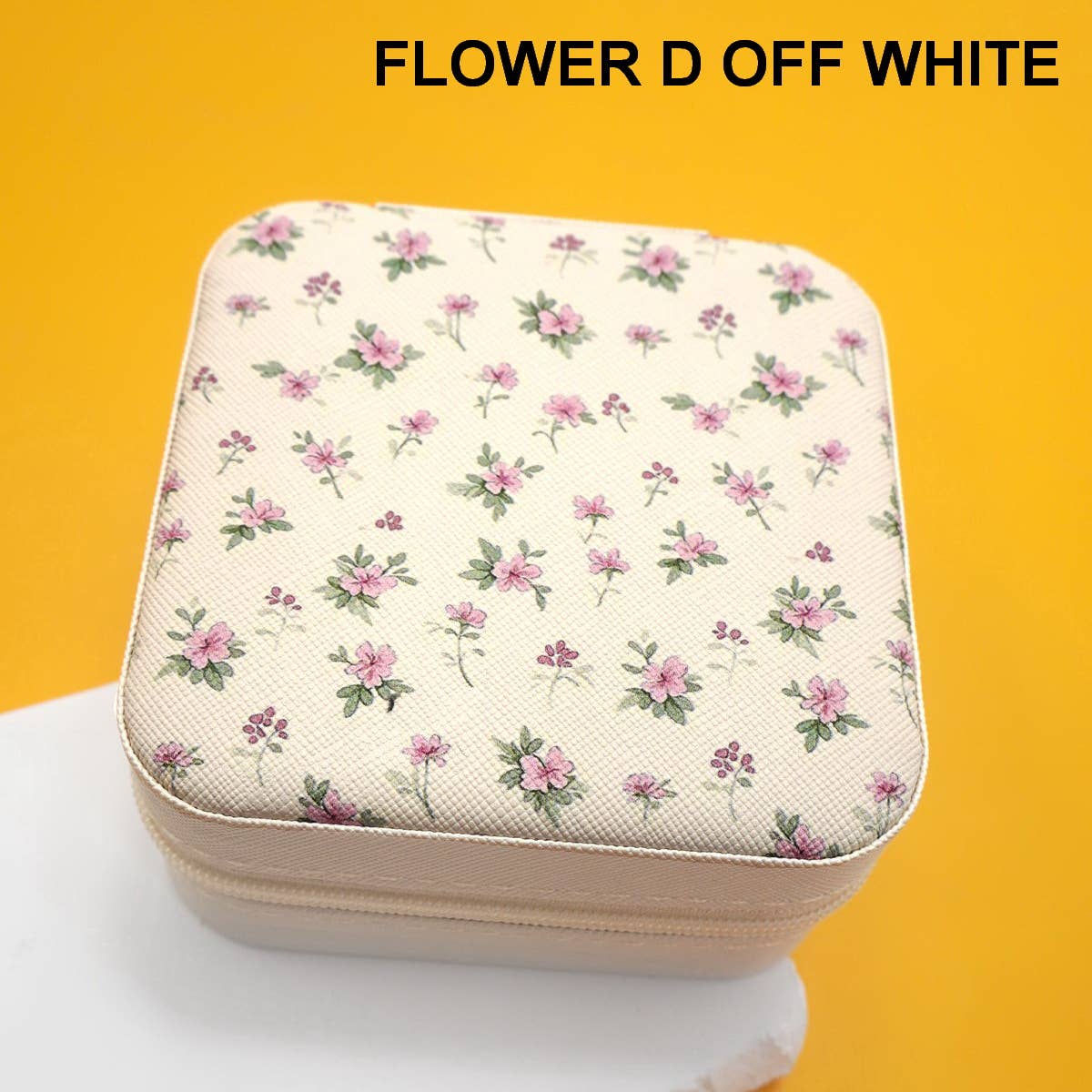 DESIGNED JEWELRY ORGANIZER TRAVEL BOX CASE | Floral