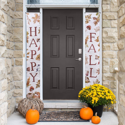 Happy Fall porch banners