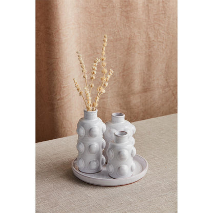 Mud Pie Beaded Triple Vase