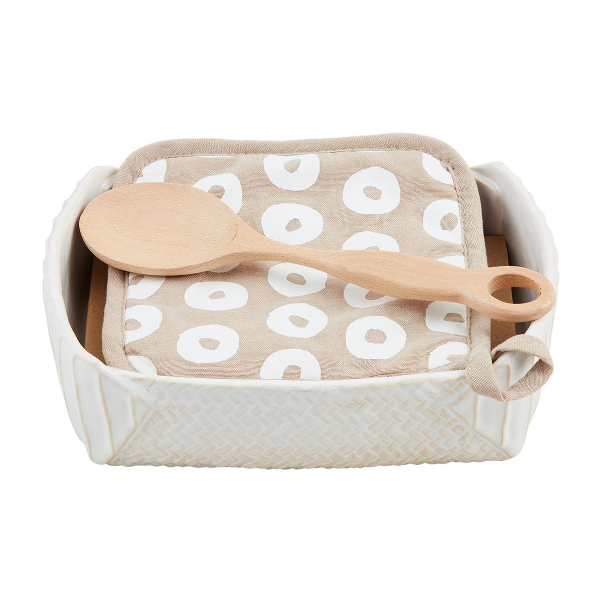 Mud Pie Textured Baking Dish Set