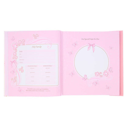 Pink Baby Girl Keepsake Baby Book