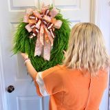 Tennessee Vols bead grass wreath