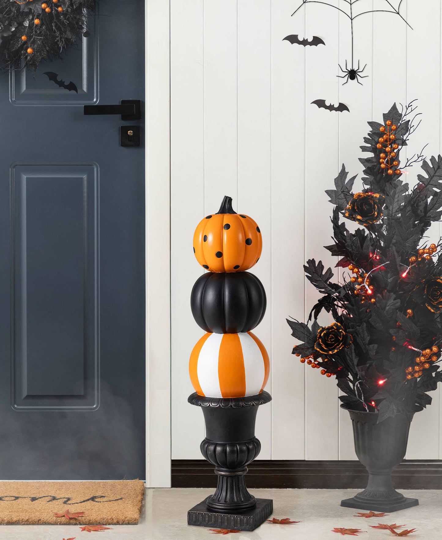 27 in H Halloween MGO Pumpkin Porch Decor