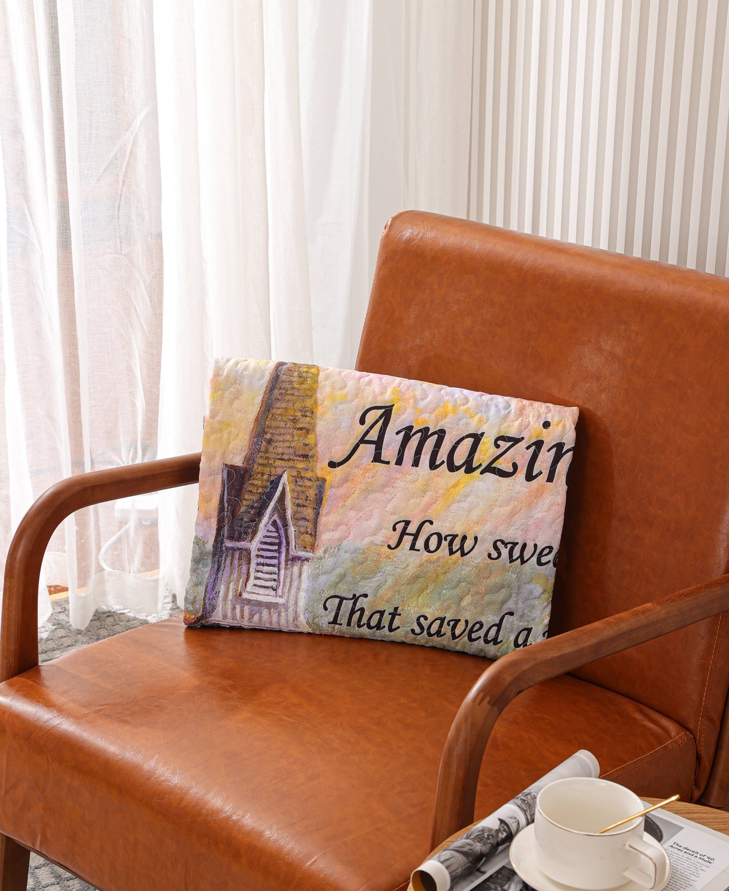 Amazing Grace Inspirational Quilted Throw