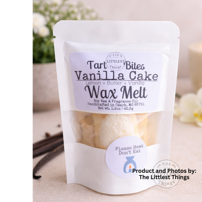 Vanilla poptart shaped soy wax melts