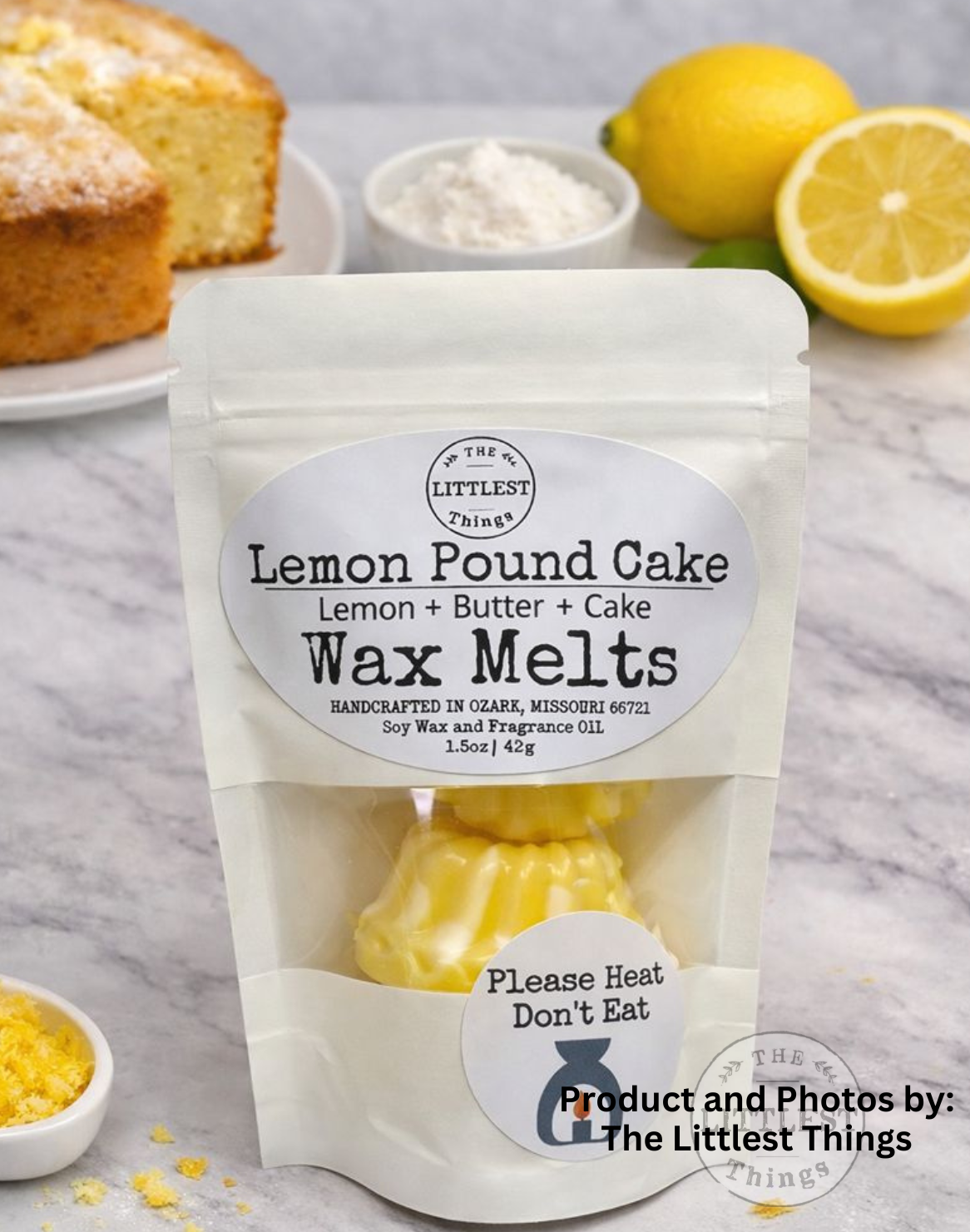 Lemon Pound Cake: 1.5oz