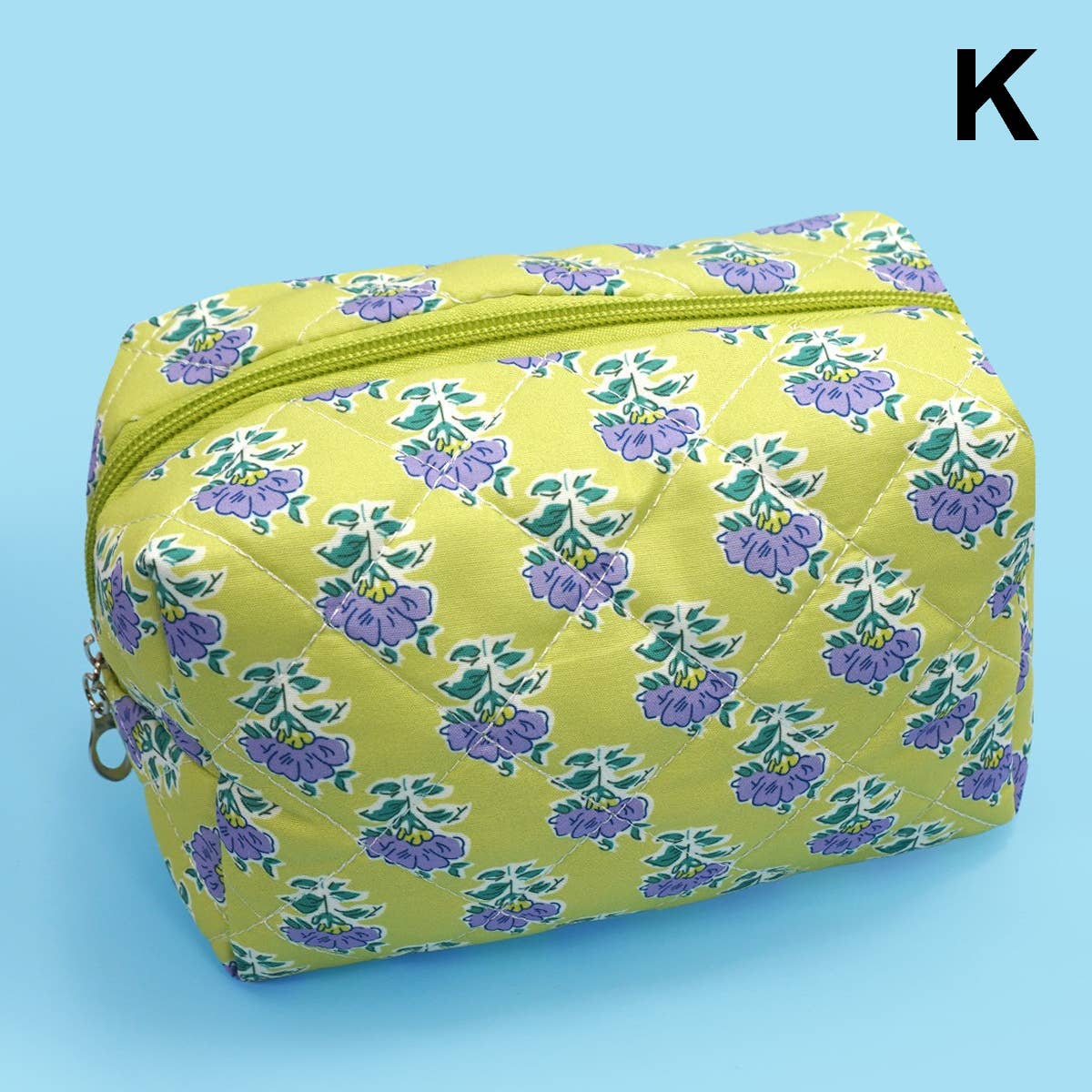 FLORAL TOILE PATTERN MAKEUP COSMETIC POUCH BAG | 40P562: S