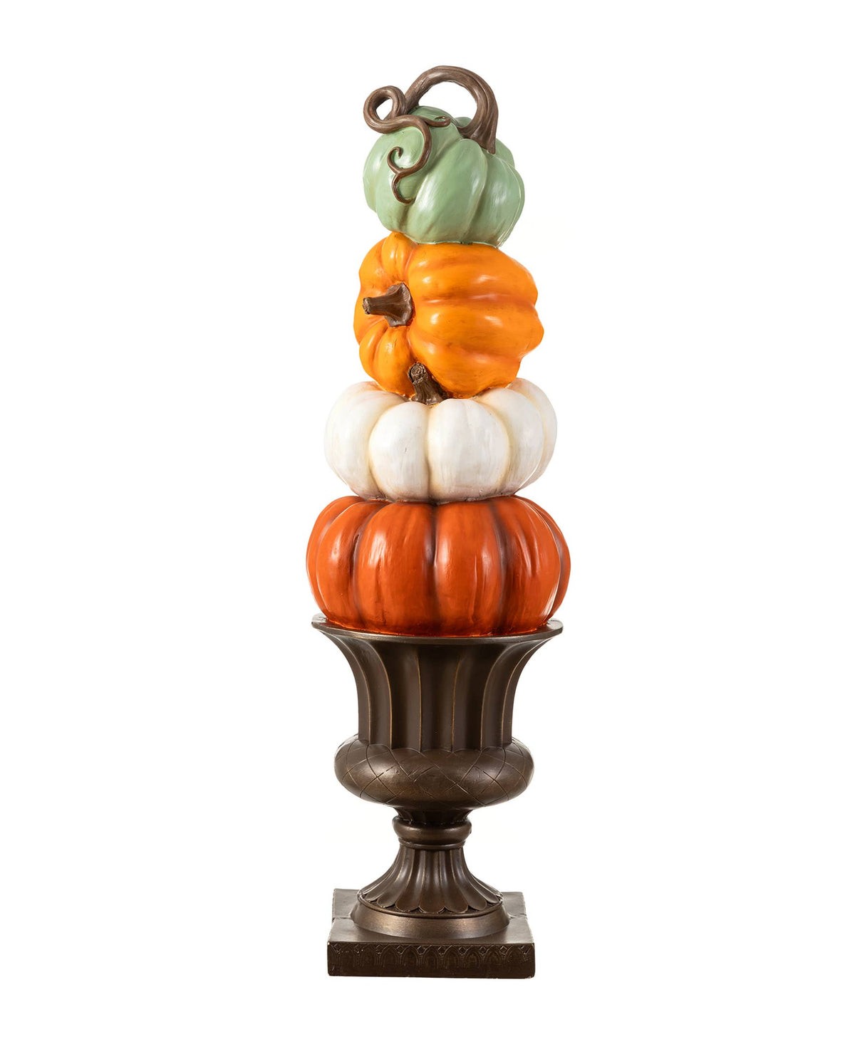Pumpkin stack for front porch