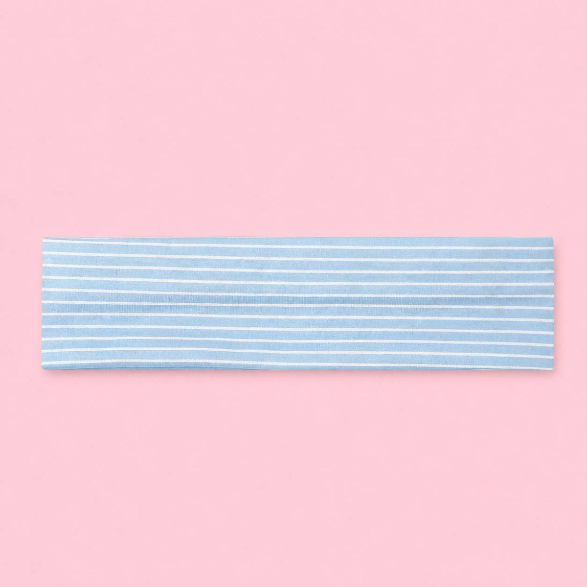 Blue Stripe & Vintage Floral Printed Headband Set