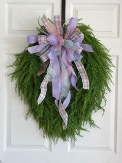 Standard Bead Grass Wreath - Spring Bow