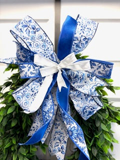 Chinoiserie Spring Wreath