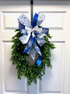 Chinoiserie Spring Wreath