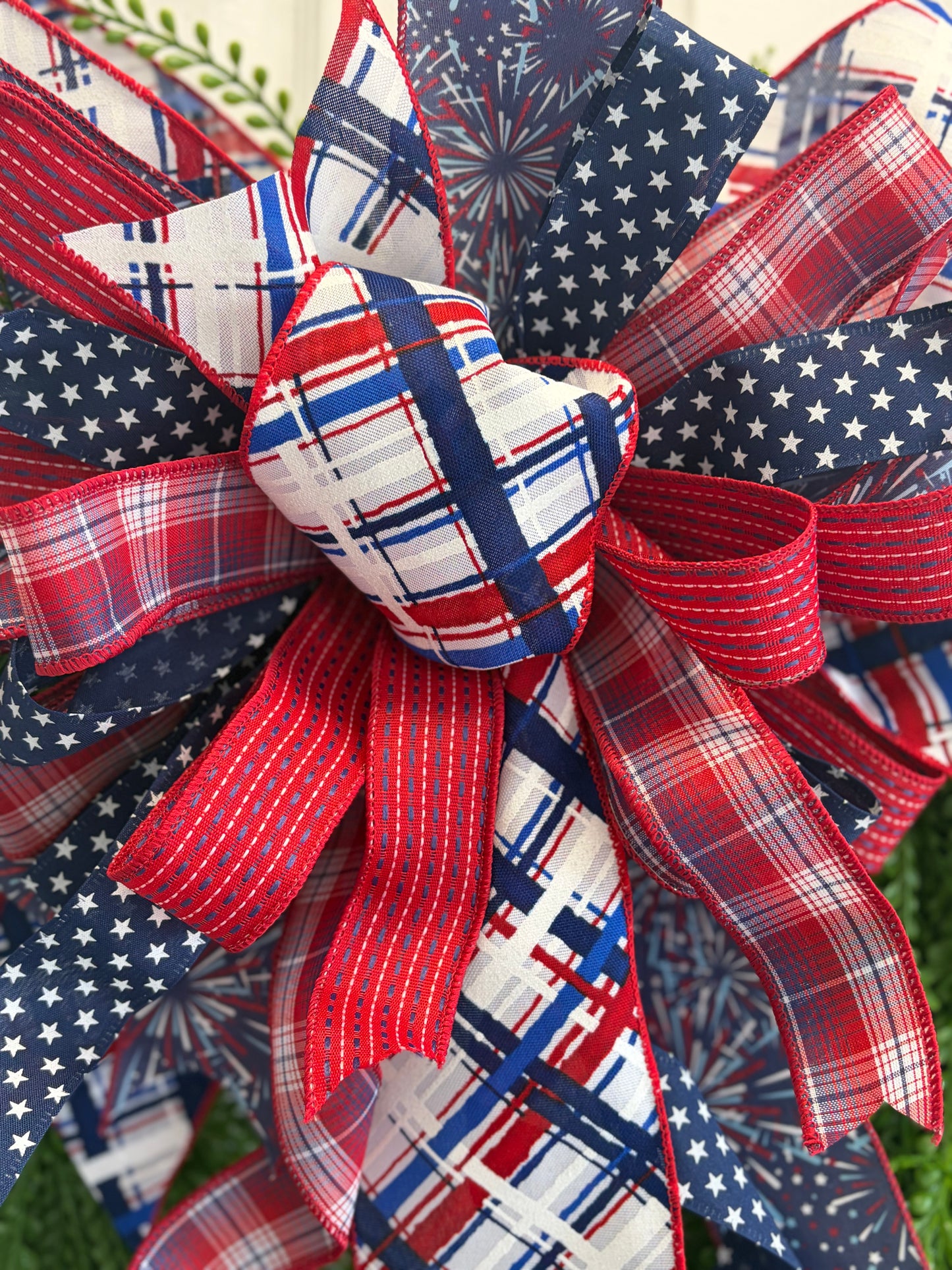 Liberty: Patriotic Bow for Wreaths or Decor