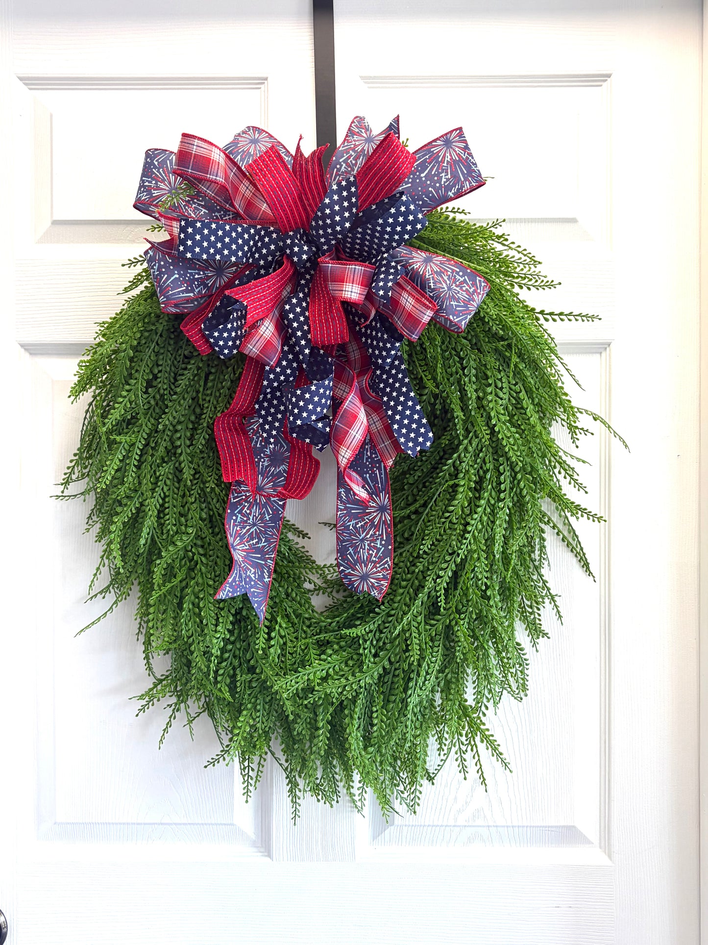 Patty: Patriotic Bow for wreath or deocr