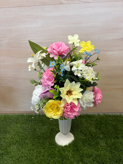 Spring Cemetery Vase Insert