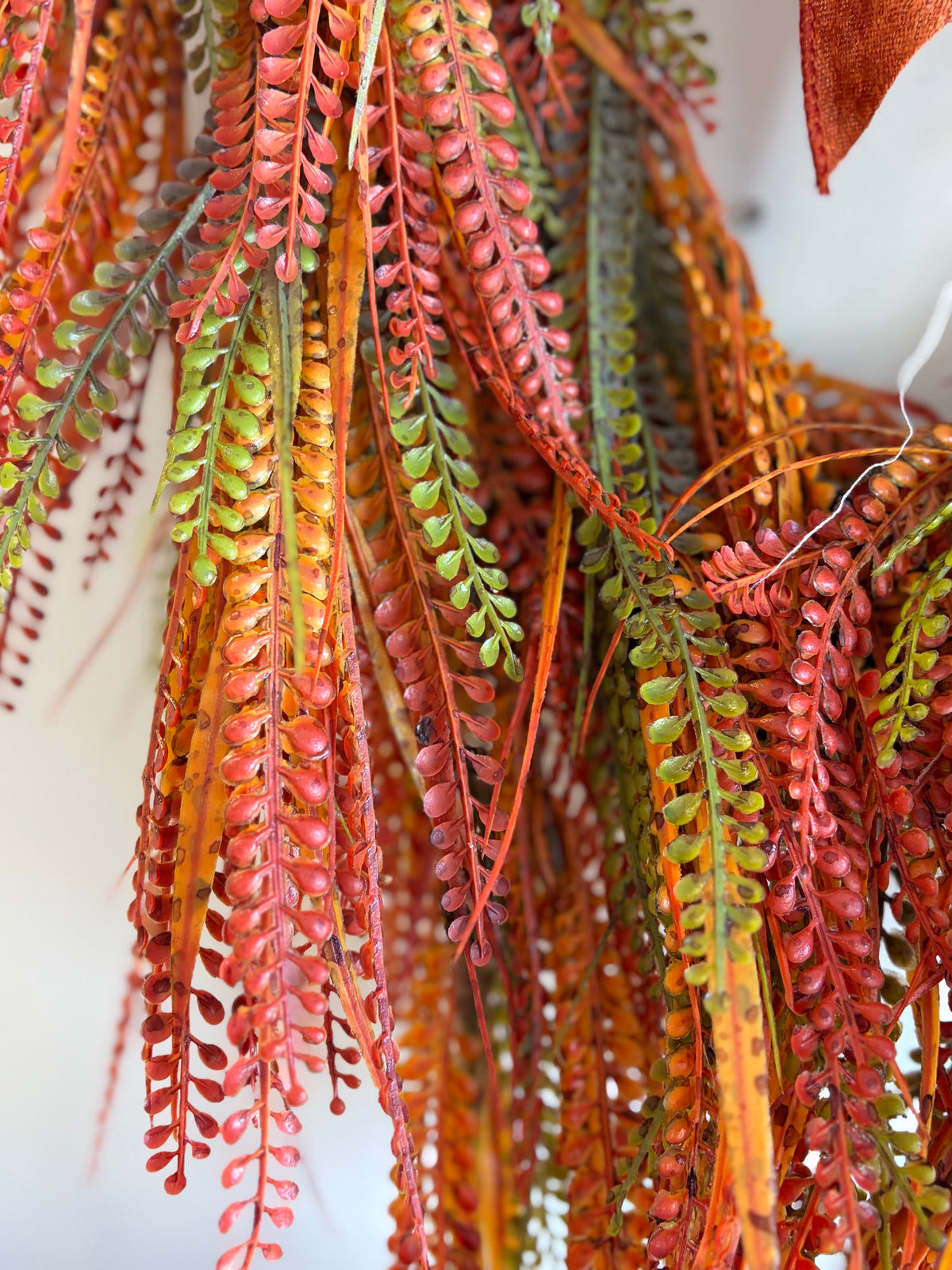 Fall Bead Grass Wreath