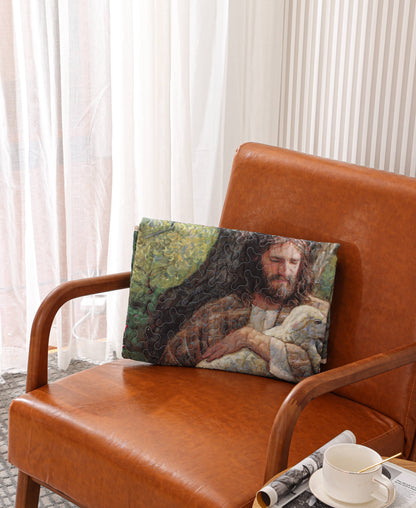 "The Lord is my Shepherd" Inspirational Quilted Throw 50x60"