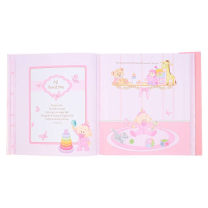 Pink Baby Girl Keepsake Baby Book