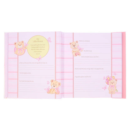 Pink Baby Girl Keepsake Baby Book