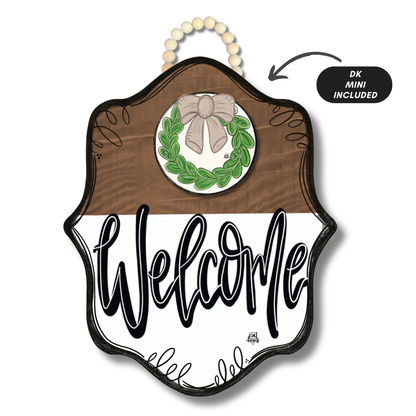 Stain Bloom "Welcome" Hanger + Mini