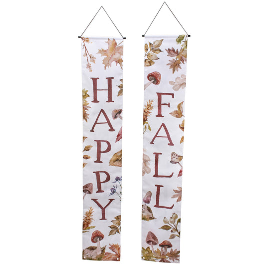 Happy Fall porch banners