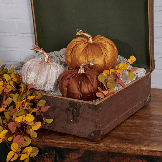 Orange Velvet Pumpkin