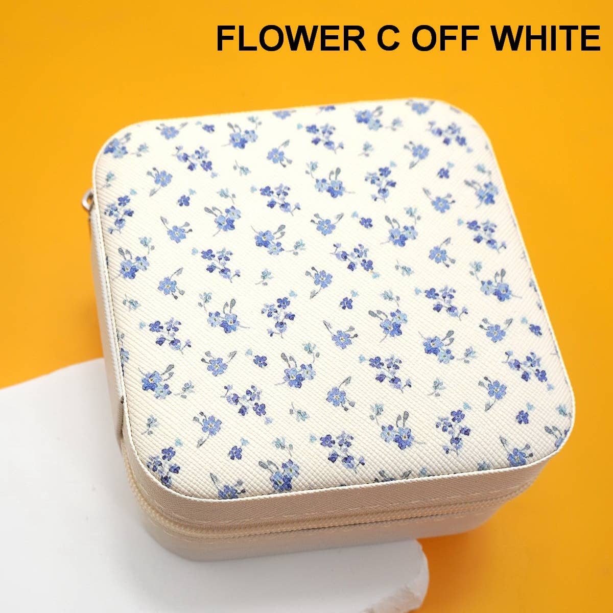 DESIGNED JEWELRY ORGANIZER TRAVEL BOX CASE | Floral